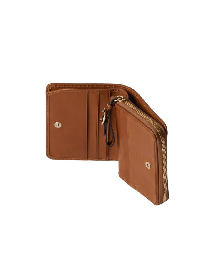 Gucci Mini Zipper Wallet In Nude