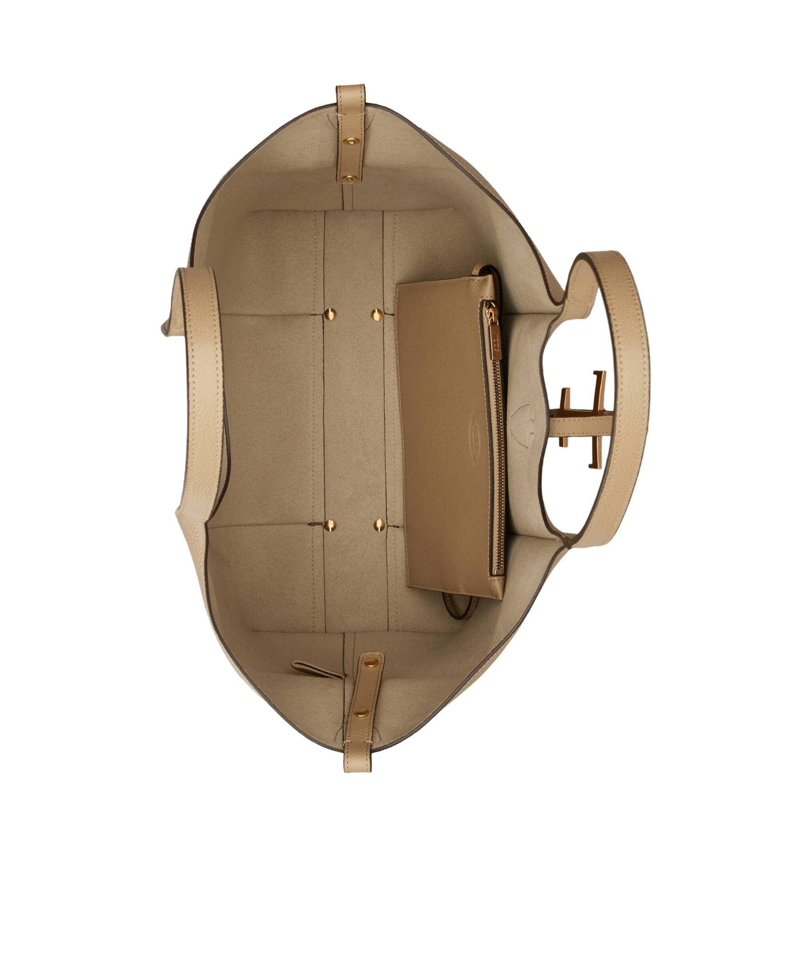 Tod's T Timeless Small Tote Bag In Nude