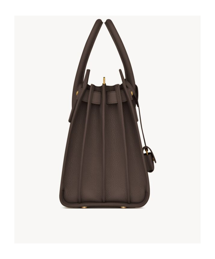 Saint Laurent Sac De Jour Baby In Smooth Leather Bags In Brown