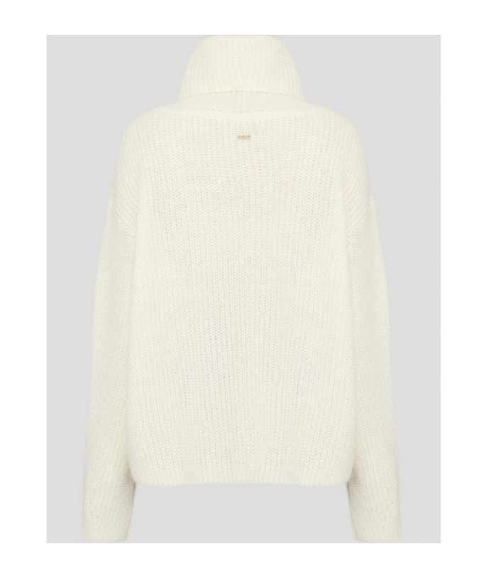 Shop Hugo Boss Roll-neck Chunky Jumper In White