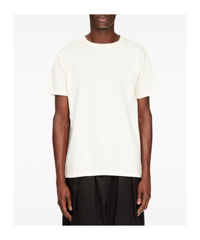 Maison Margiela Woman T-shirt Ivory Size M Cotton In White