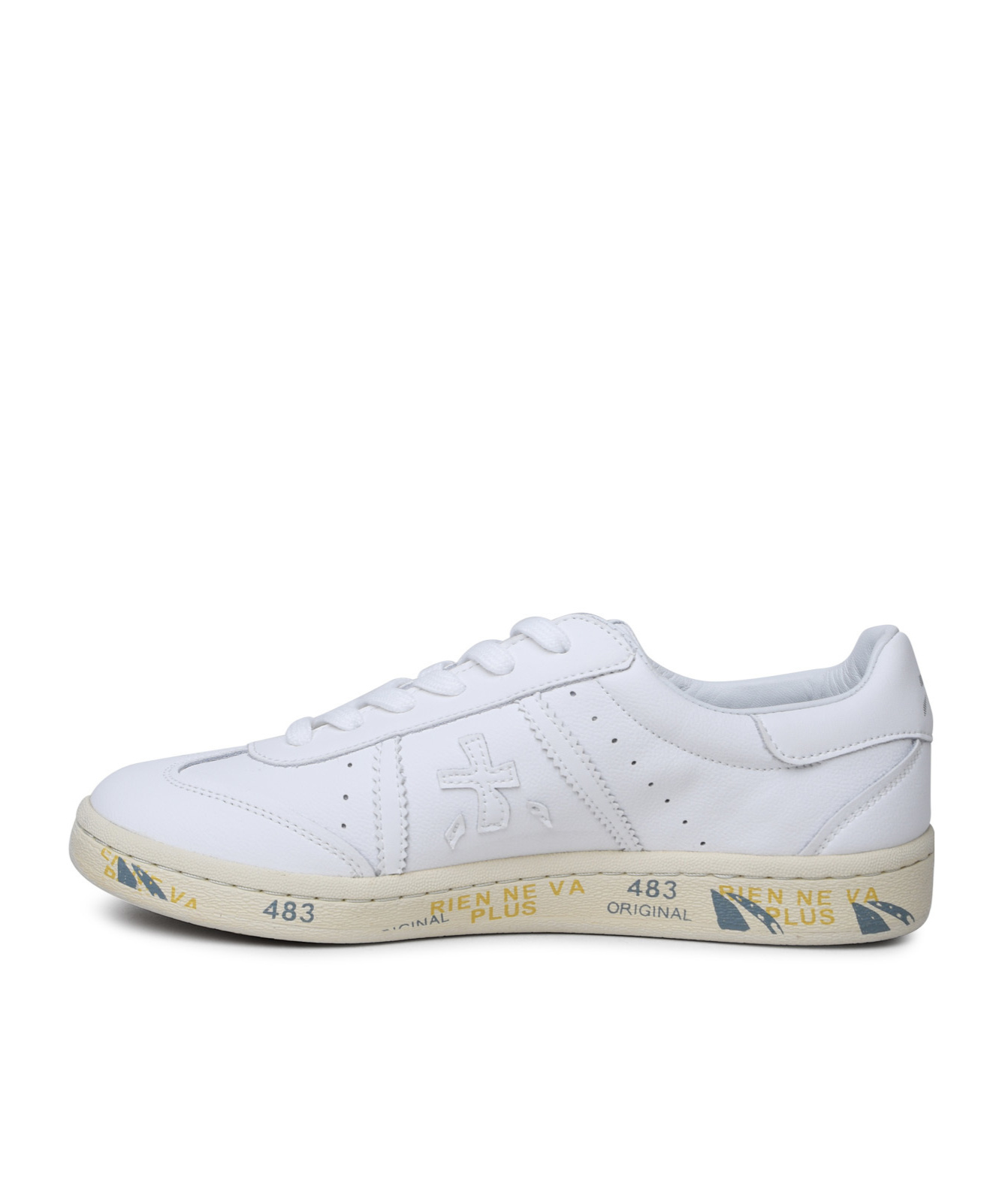 Premiata Bonnied Sneakers In Suede Blend In White