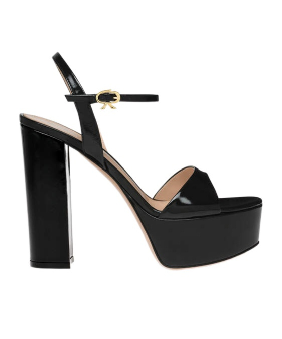 Gianvito Rossi 125mm Marlena Platform Heeled Sandals In Black
