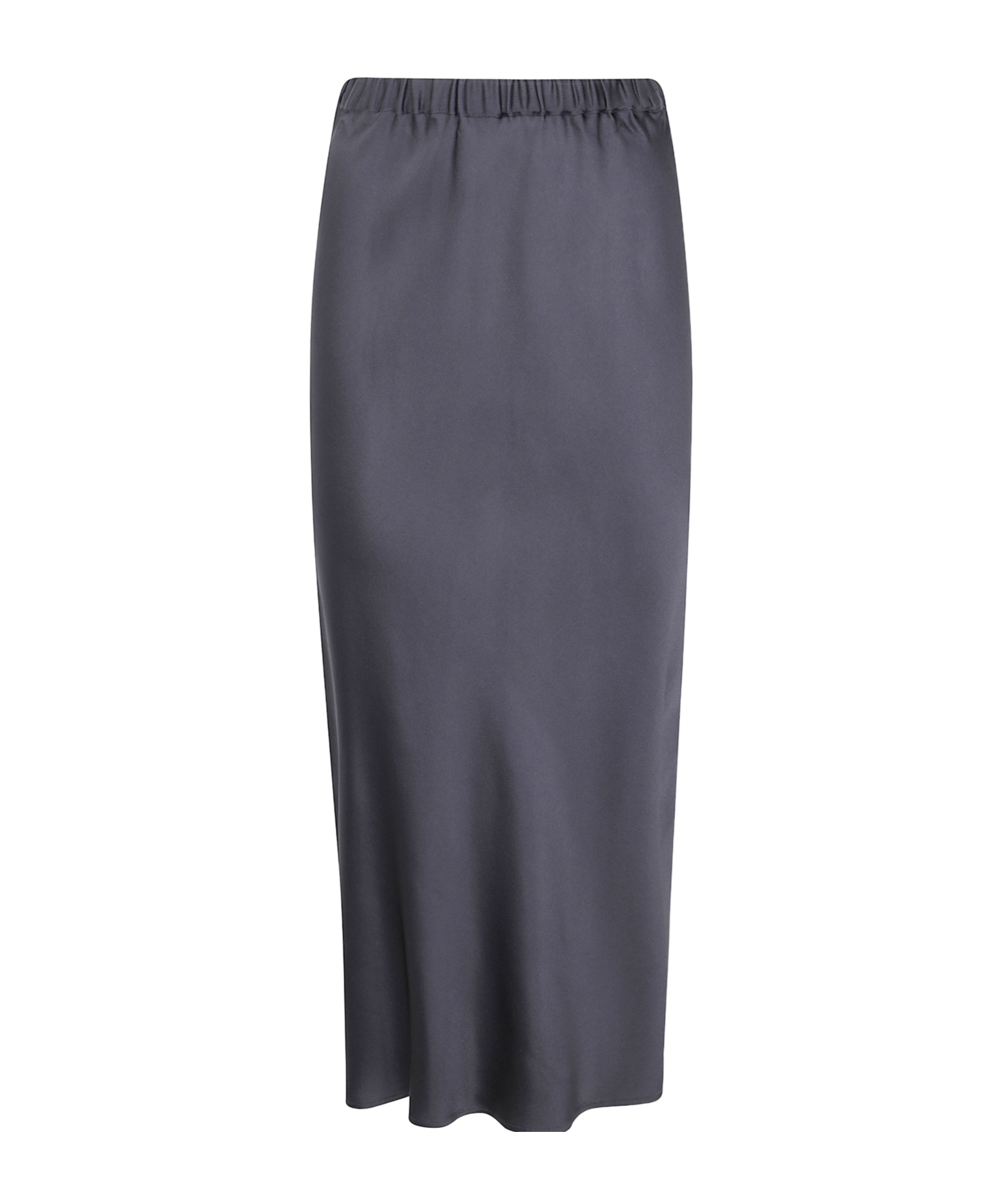 Antonelli Satin Midi Skirt In Blue