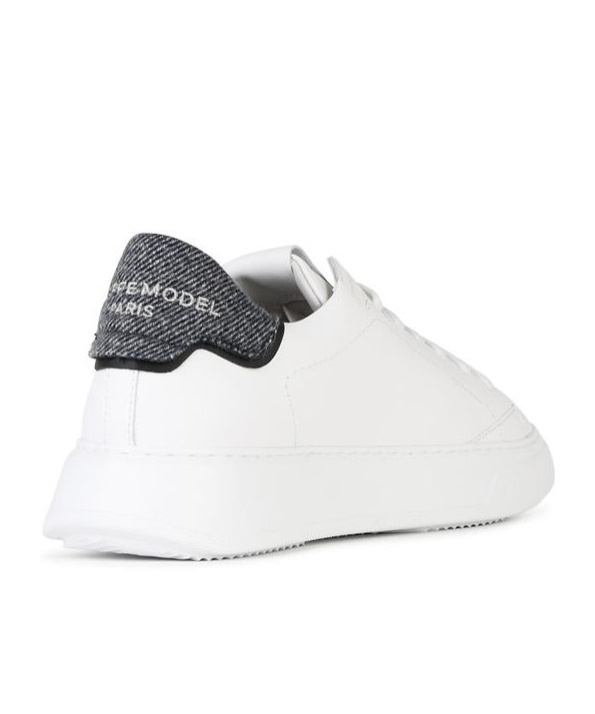 Philippe Model Lace-up Low-cut Skate Shoes In White