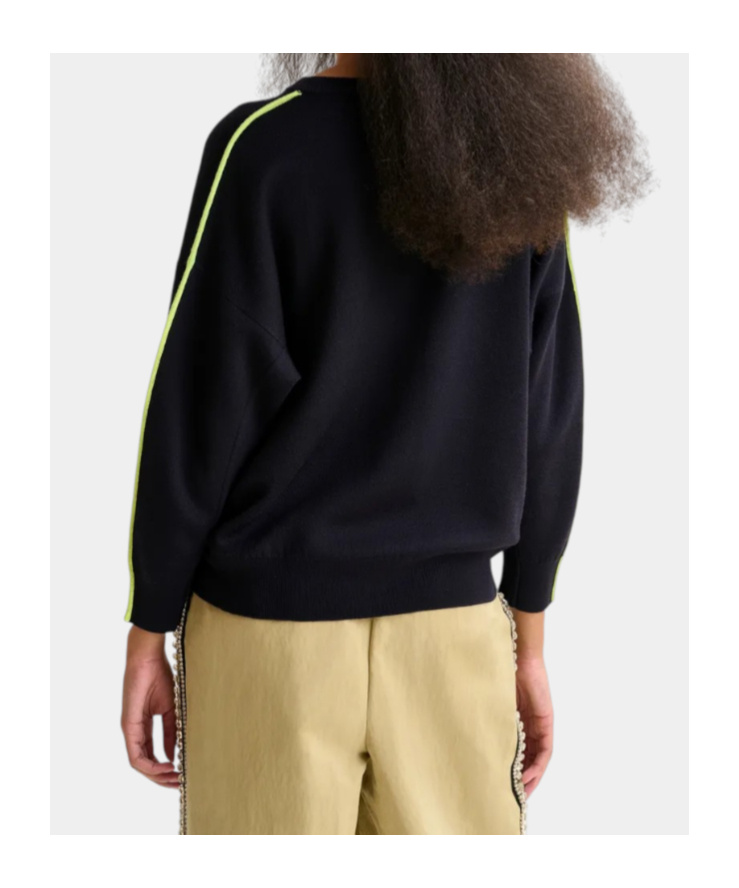 Essentiel Antwerp Long-sleeved Sweater In Black