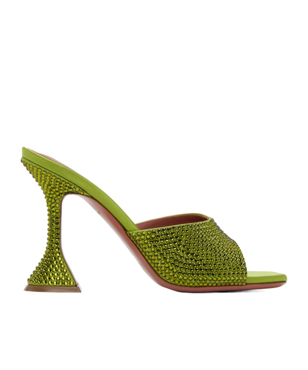 AMINA MUADDI LUPITA CRYSTAL HIGH-HEELED SANDALS