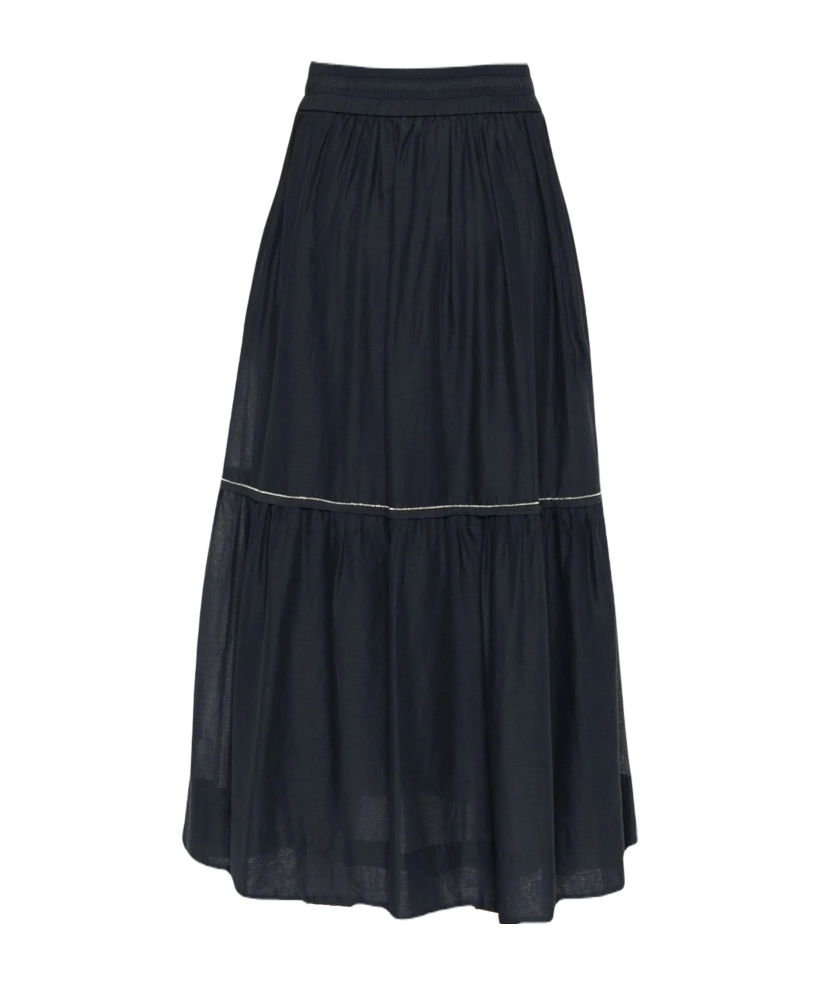 Peserico Cotton Voile Maxi Skirt