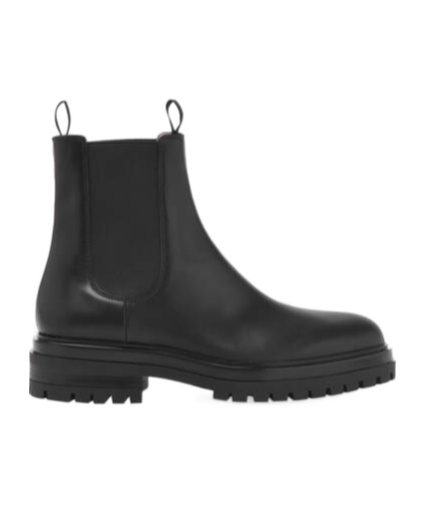 Gianvito Rossi Elasticated Side-panel Boots In Black