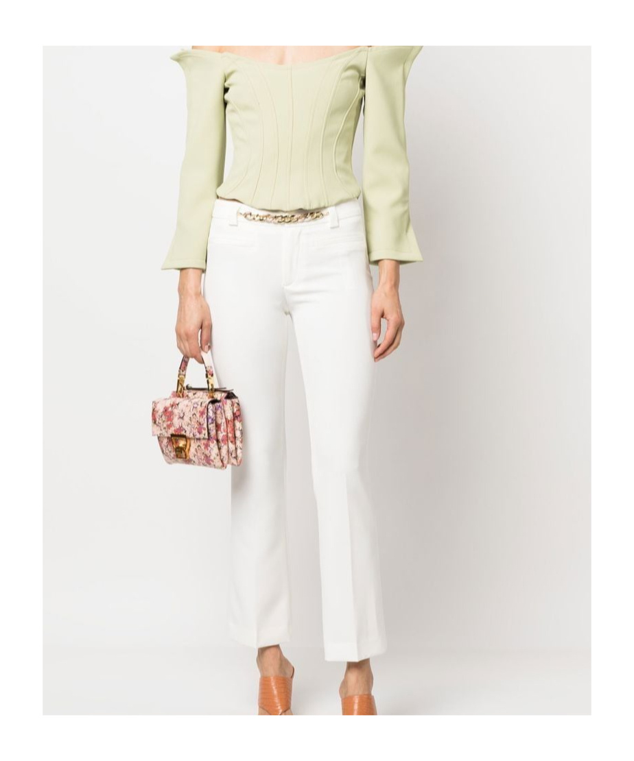 Liu •jo Straight-leg Trousers In White