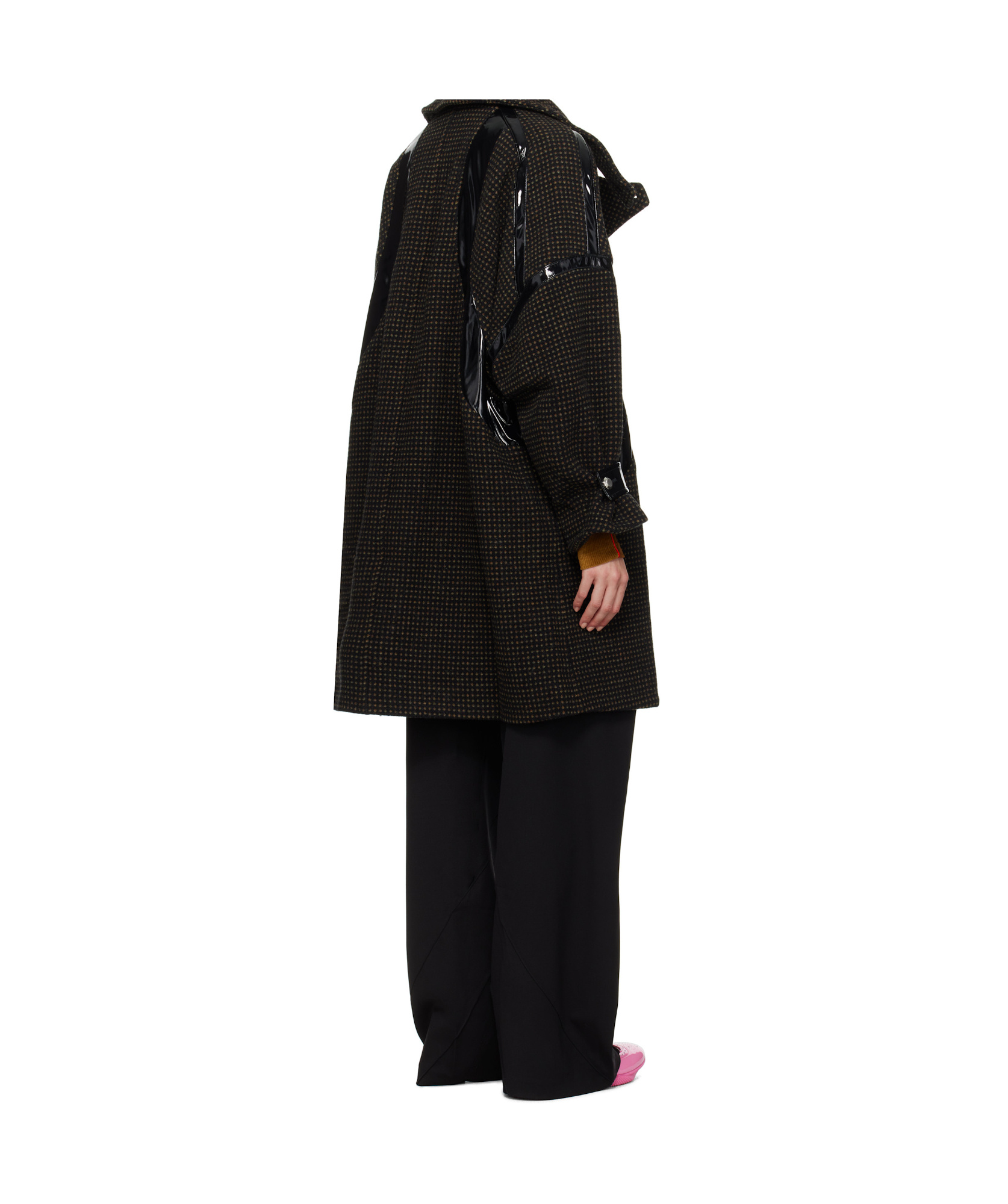 Kiko Kostadinov Long-sleeved Coat In Black
