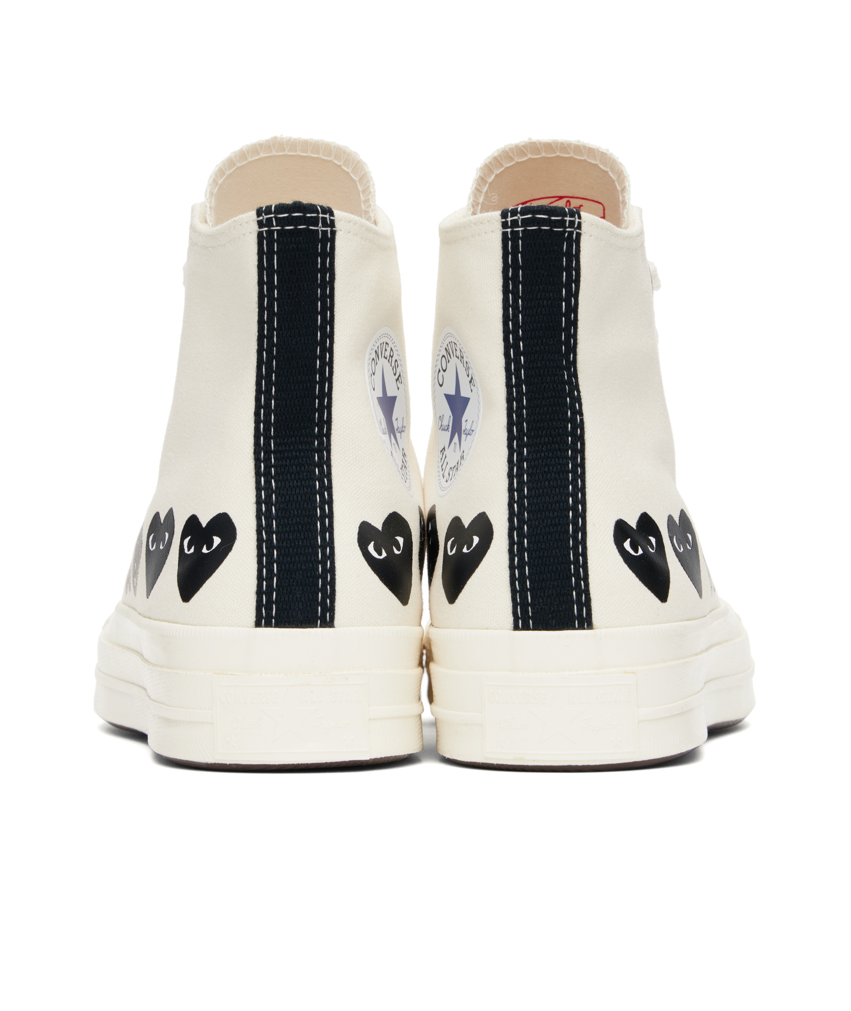 Comme Des Garçons Play Sneakers In White