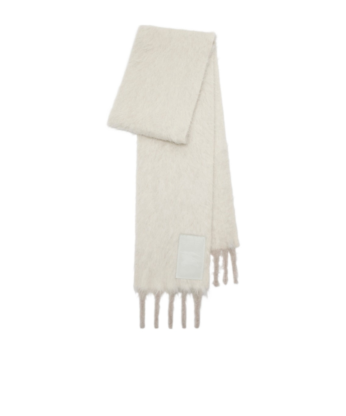 Burberry Alpaca Wool Blend Scarf In Neutral