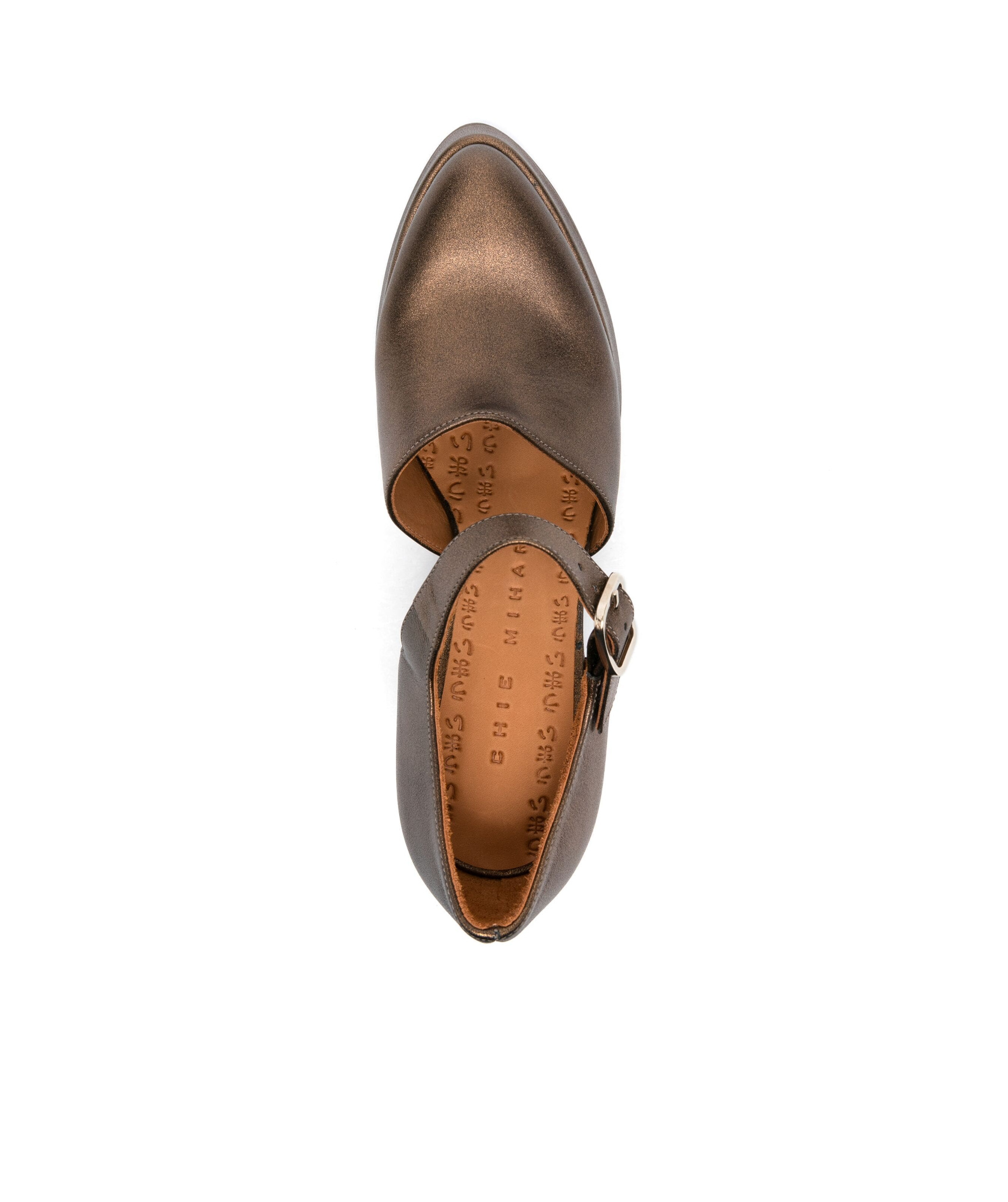 Chie Mihara 75mm Facet Pumps In Brown