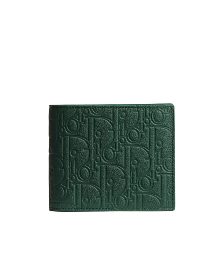 Dior Bifold Wallet In Green
