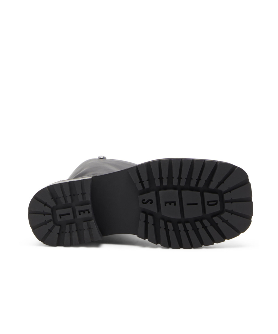 Diesel D-texan Square-toe Boots In Black