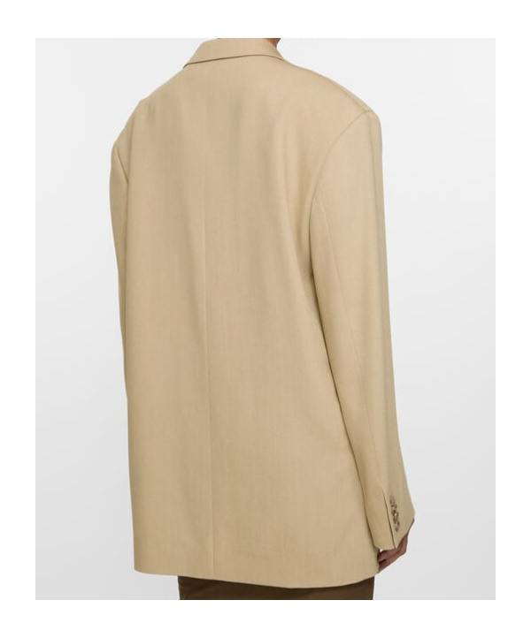 Acne Studios Relaxed Fit Suit Jacket In Nude