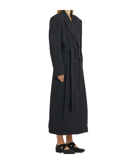 Uma Wang Long-sleeved Windbreaker In Black