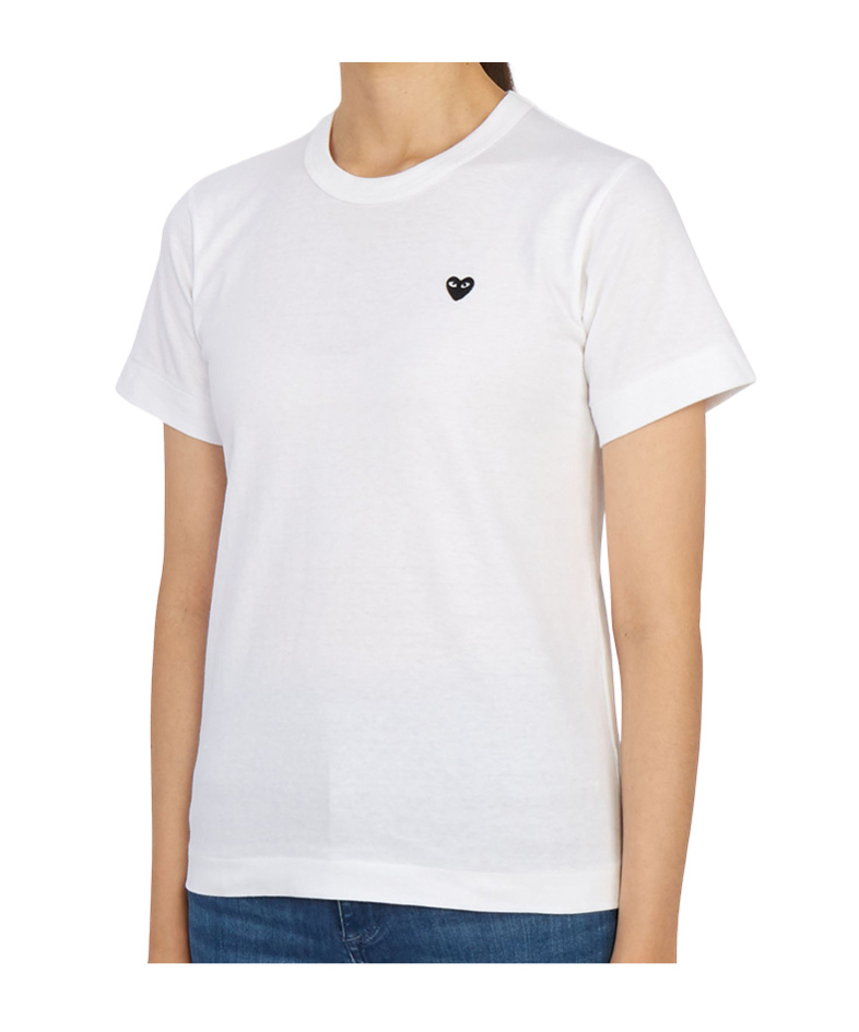 Comme Des Garçons Crew Neck T-shirt In White