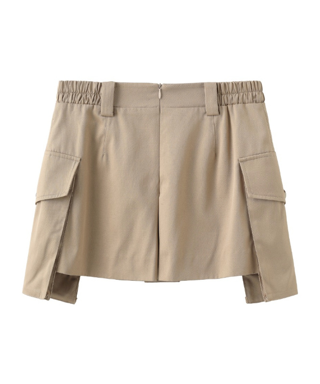 Marissa Chiara Belt Loop Skirt In Brown