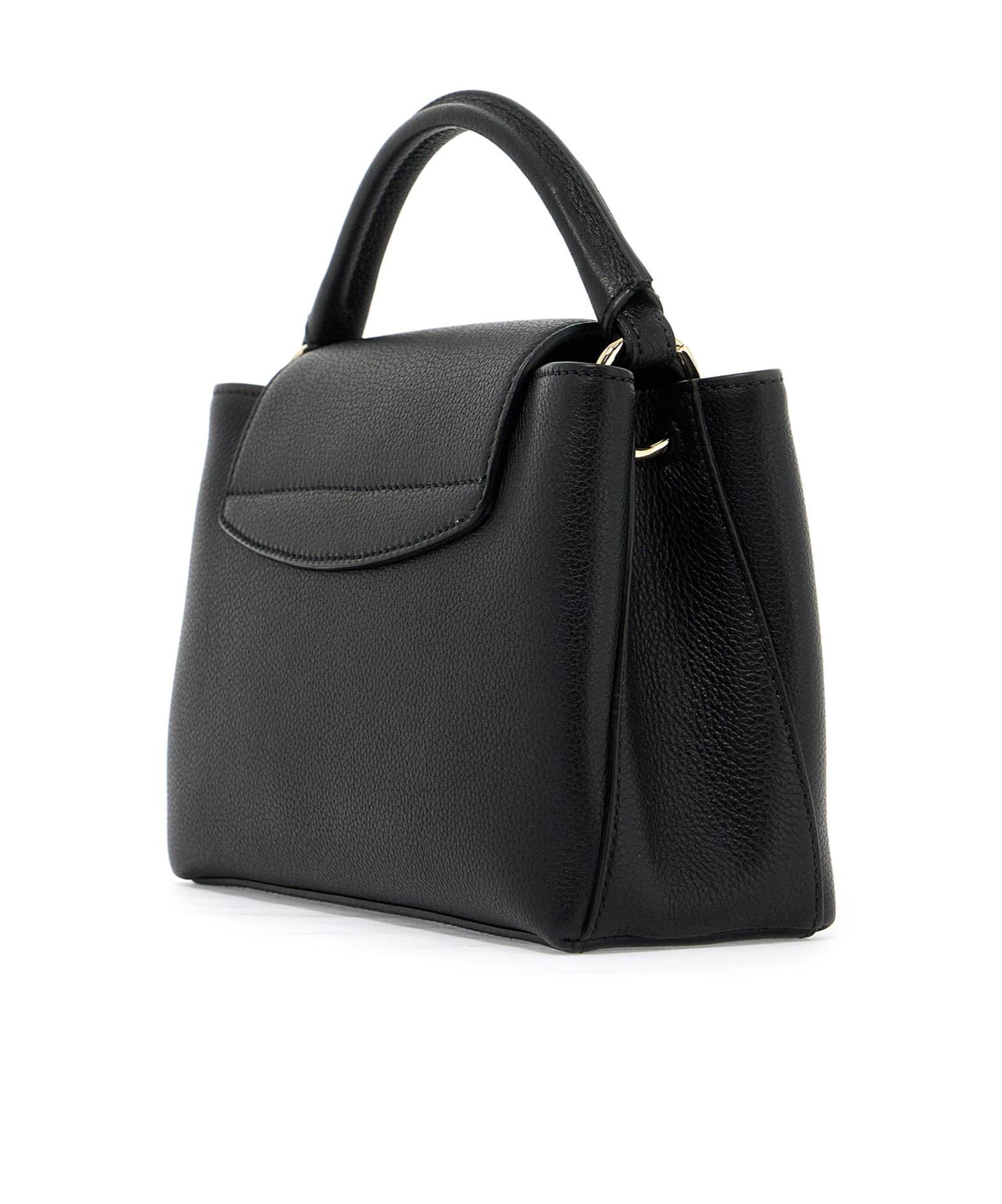 Bally Borsa A Mano Layka In Pelle Martellata In Black