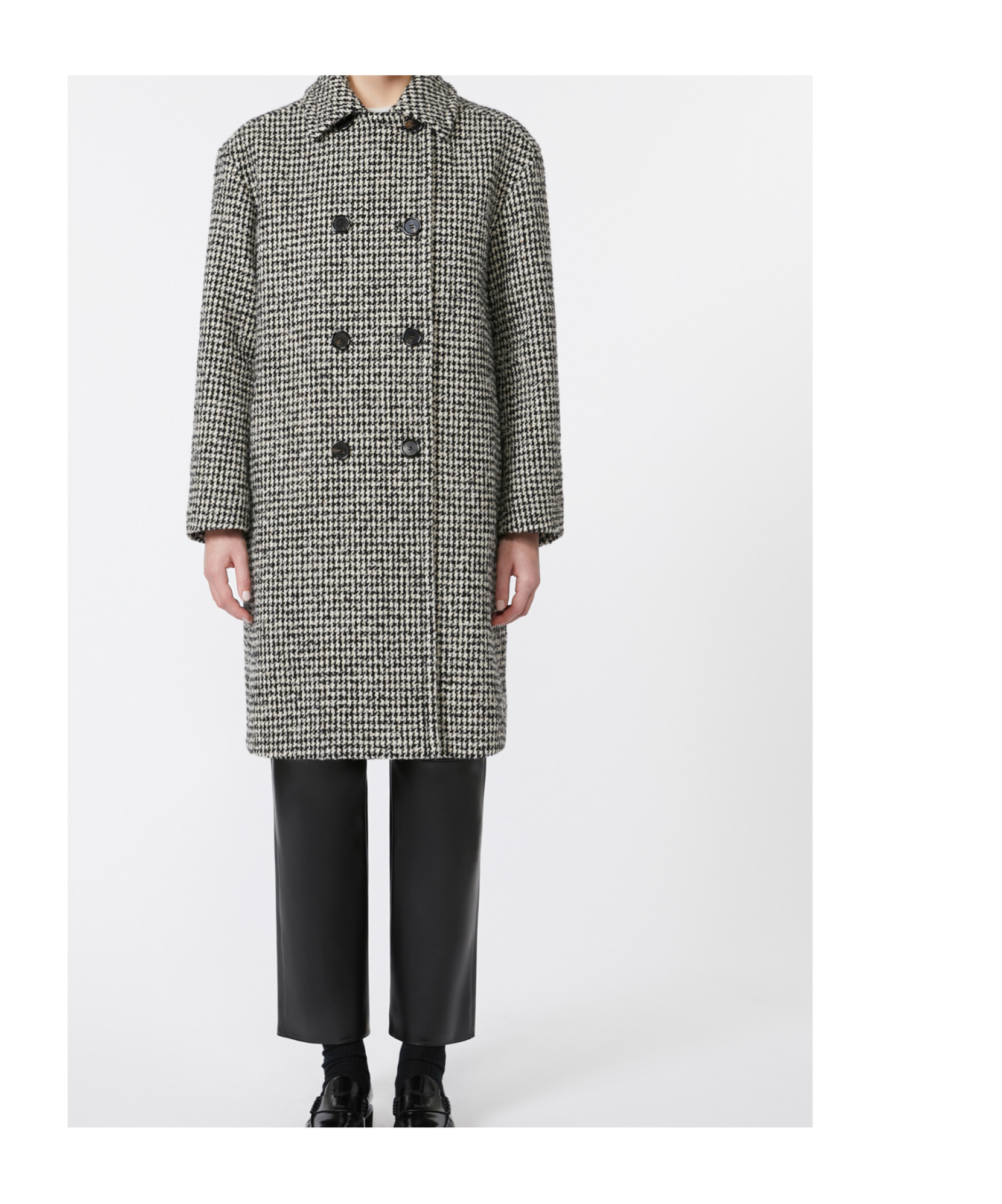 Max Mara Alpaca And Wool Trench Coat In Gray