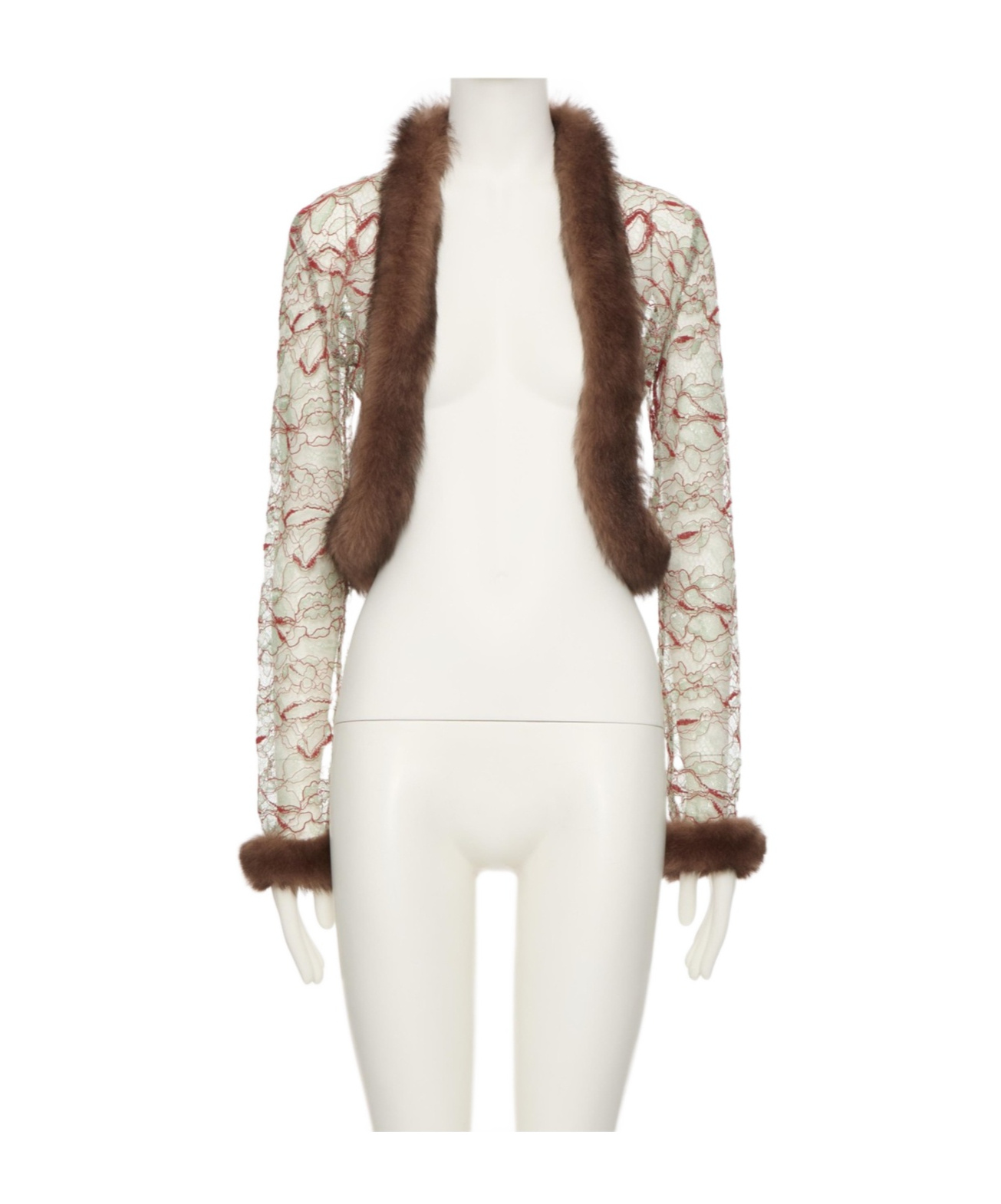 Valentino Long-sleeved Casual Jacket In Brown