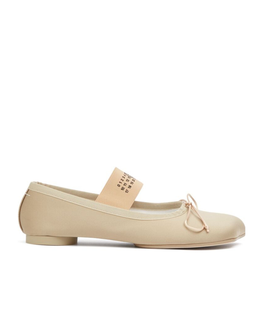 Shop Mm6 Maison Margiela Anatomic Ballerinas In Nude