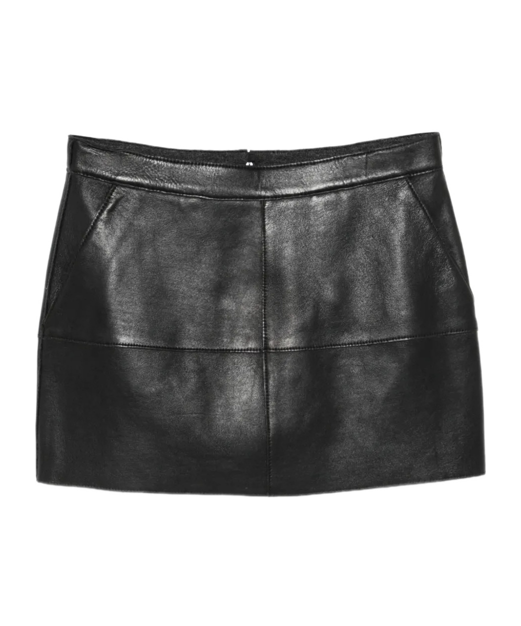 P.a.r.o.s.h High Waist Midi Skirt With Panel Design In Black