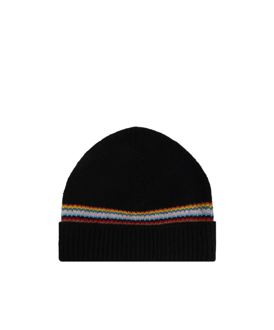 PAUL SMITH STRIPE DETAILING BEANIE