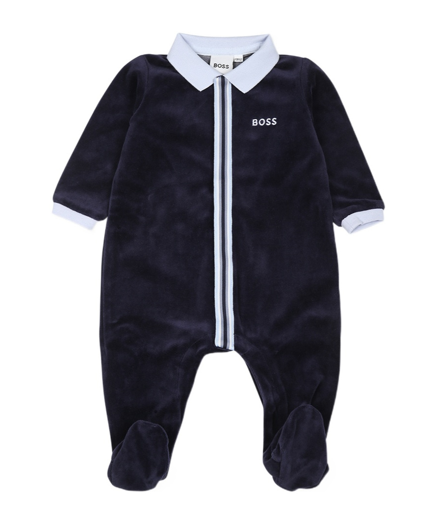Hugo Boss Long-sleeved Jumpsuit In Black