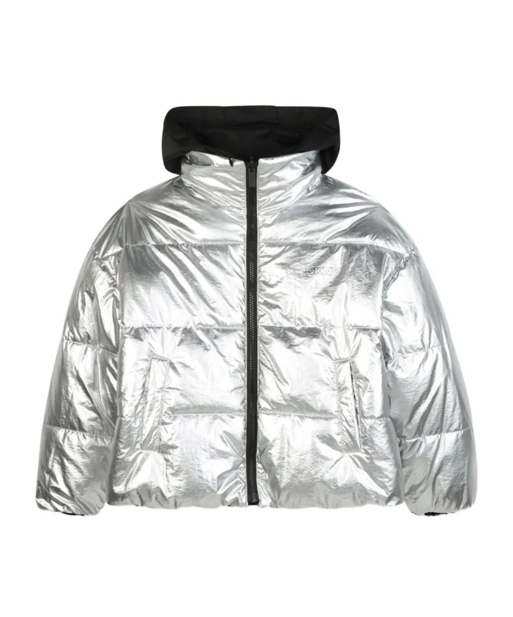 Dkny Quilted Puffer Jacket In Blue