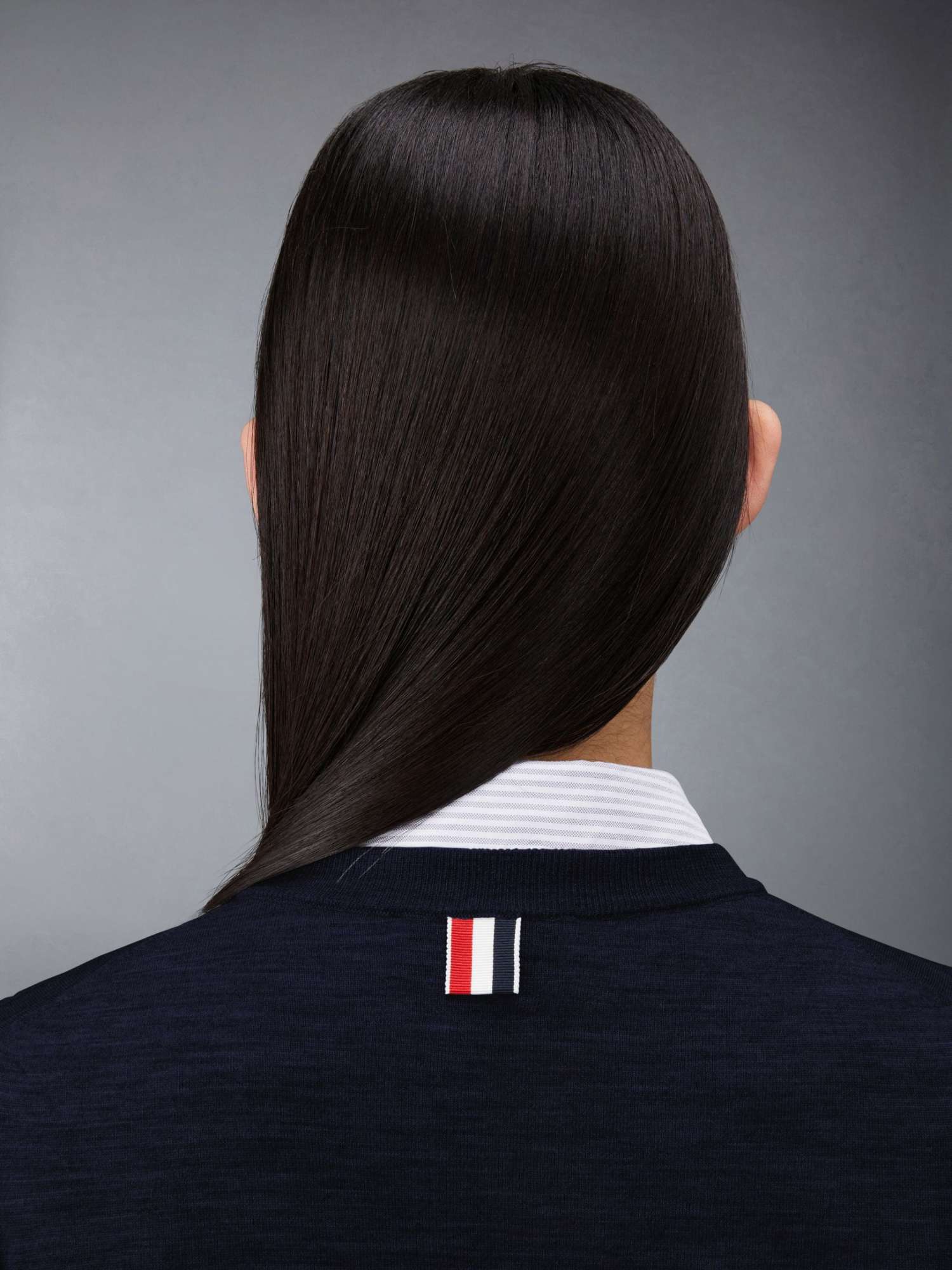 Thom Browne 4-bar Merino Jumper In Black