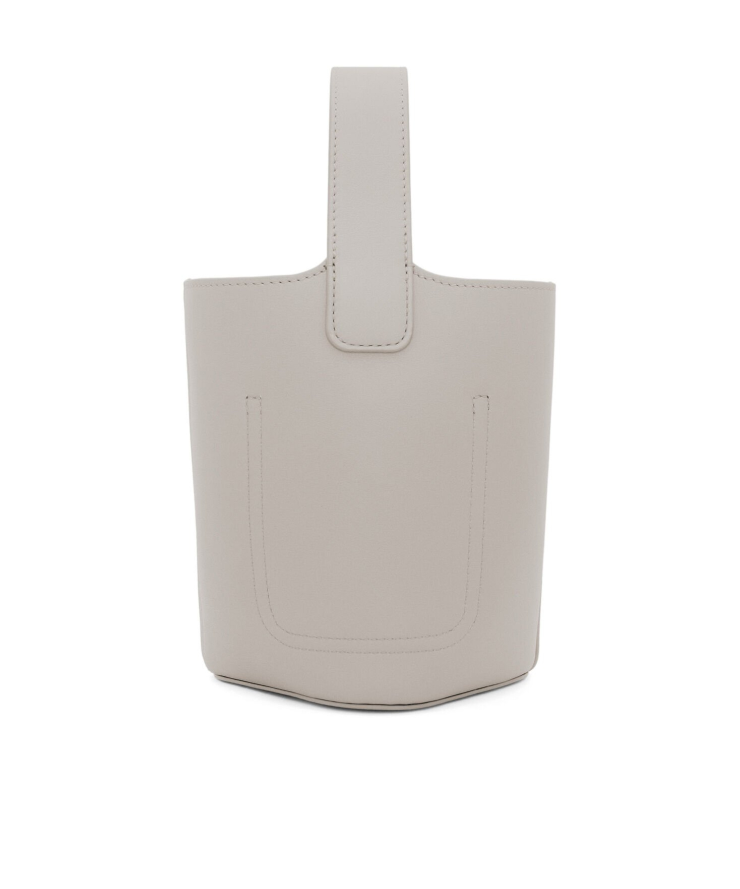Loewe Mini Pebble Bucket Bag In Gray