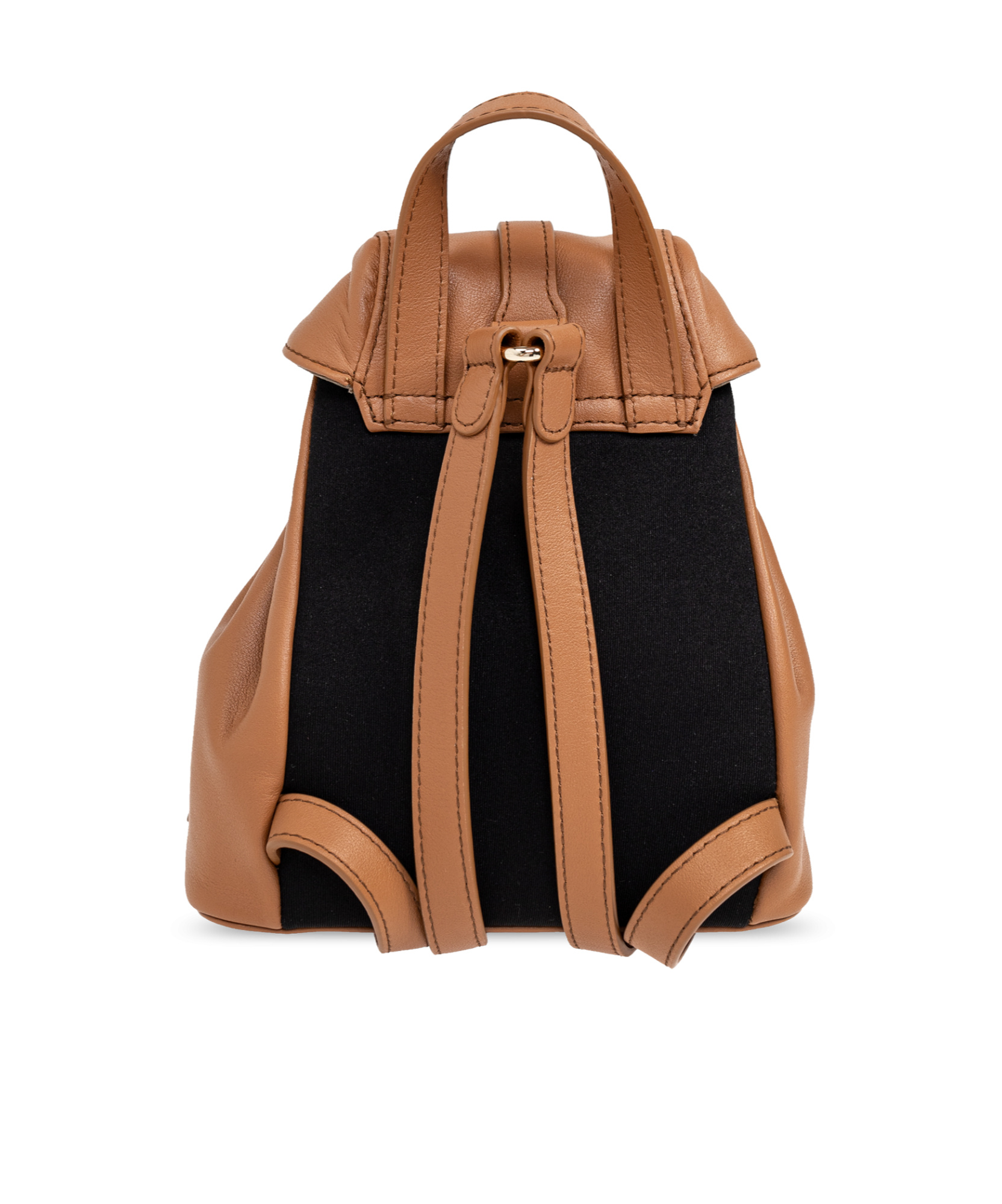 Furla Mini Flow Backpack In Brown