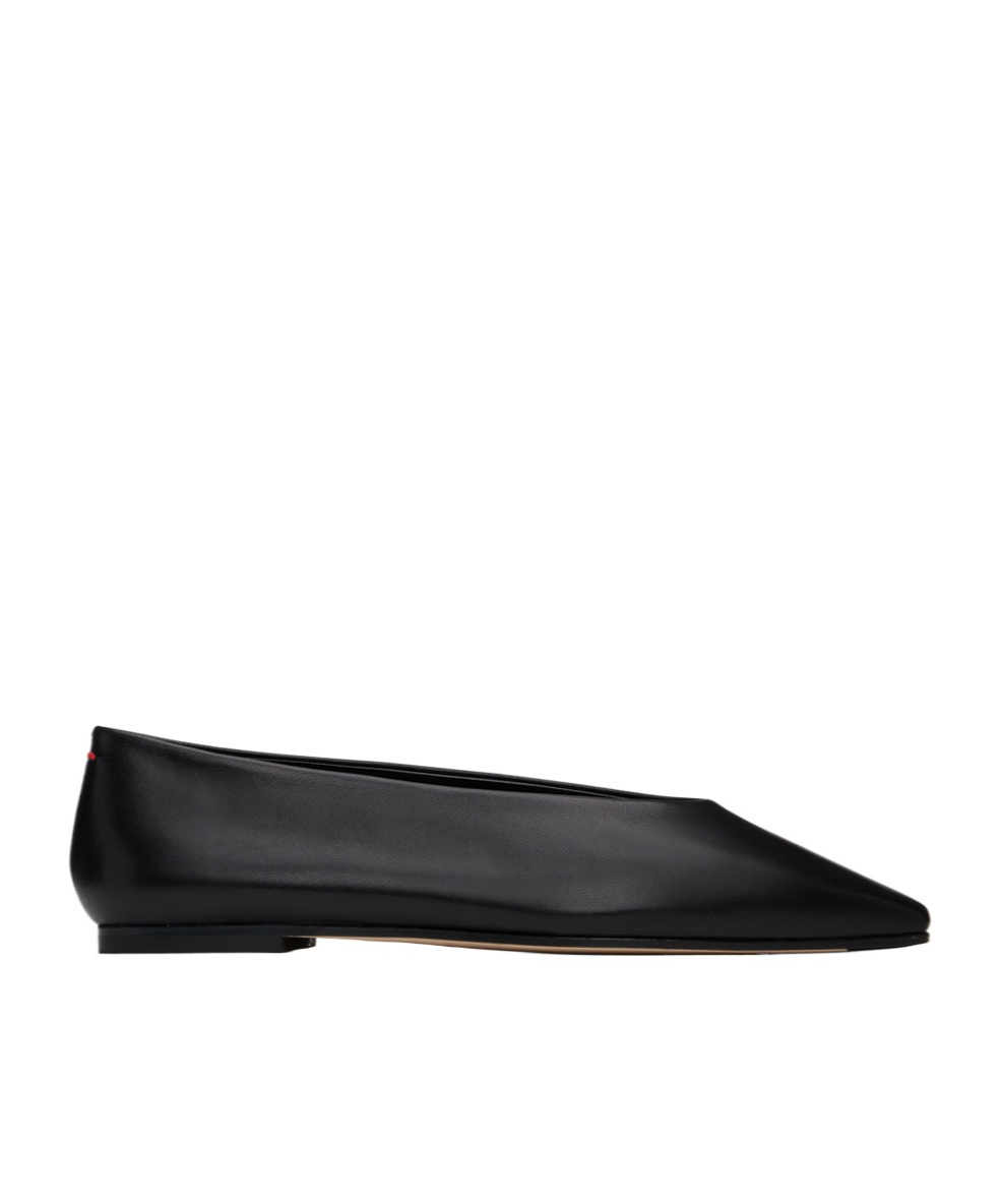 Aeyde Black Betty Ballerina Flats In Black