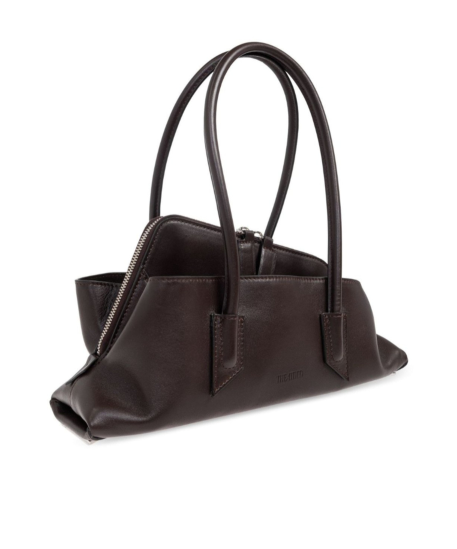 Attico Small La Passeggiata Tote Bag In Black