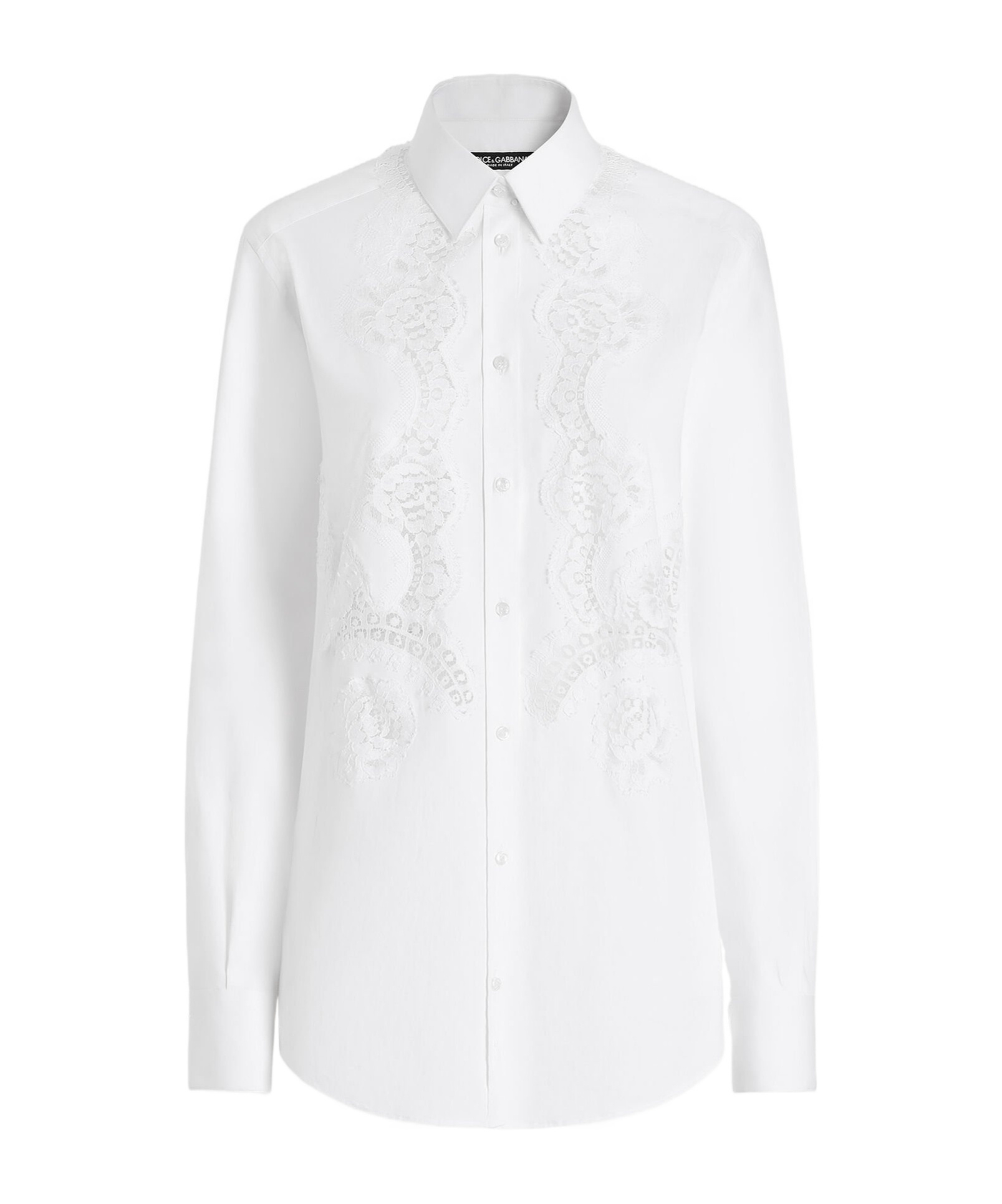 Dolce & Gabbana Long Sleeve Shirt In White