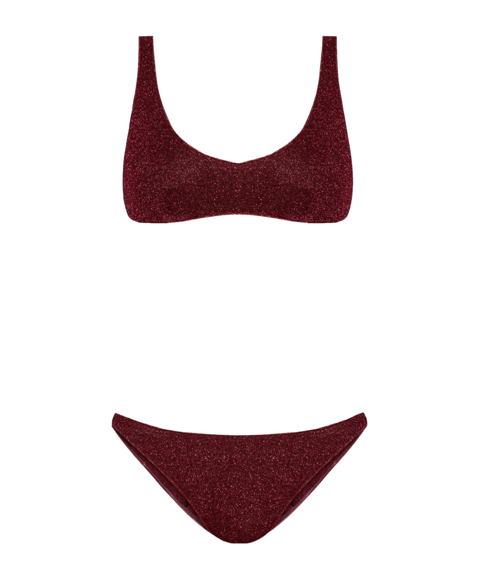 Oseree Wide Strap Two Piece Swimsuit