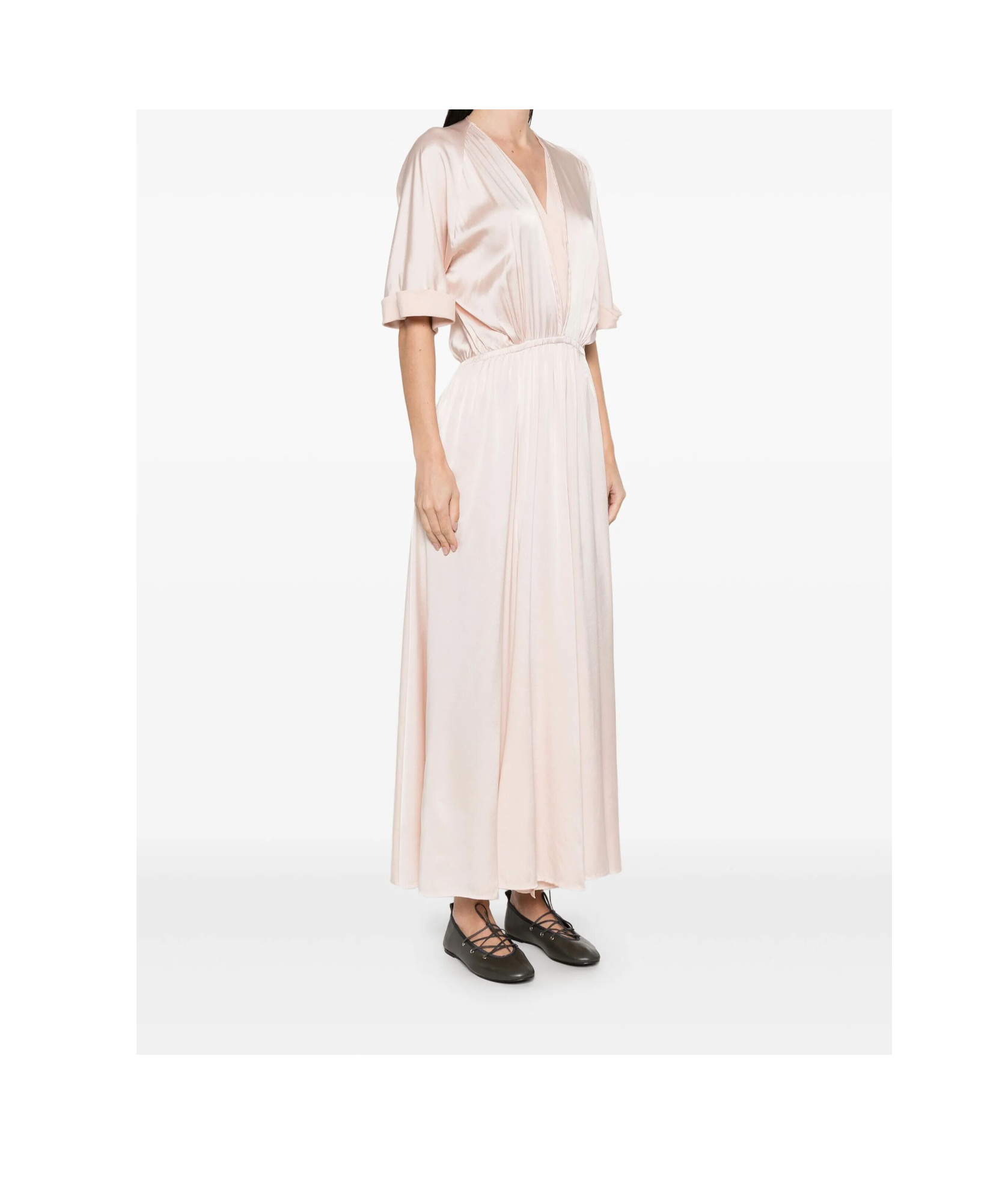 Shop Forte Forte Satin Maxi Dress