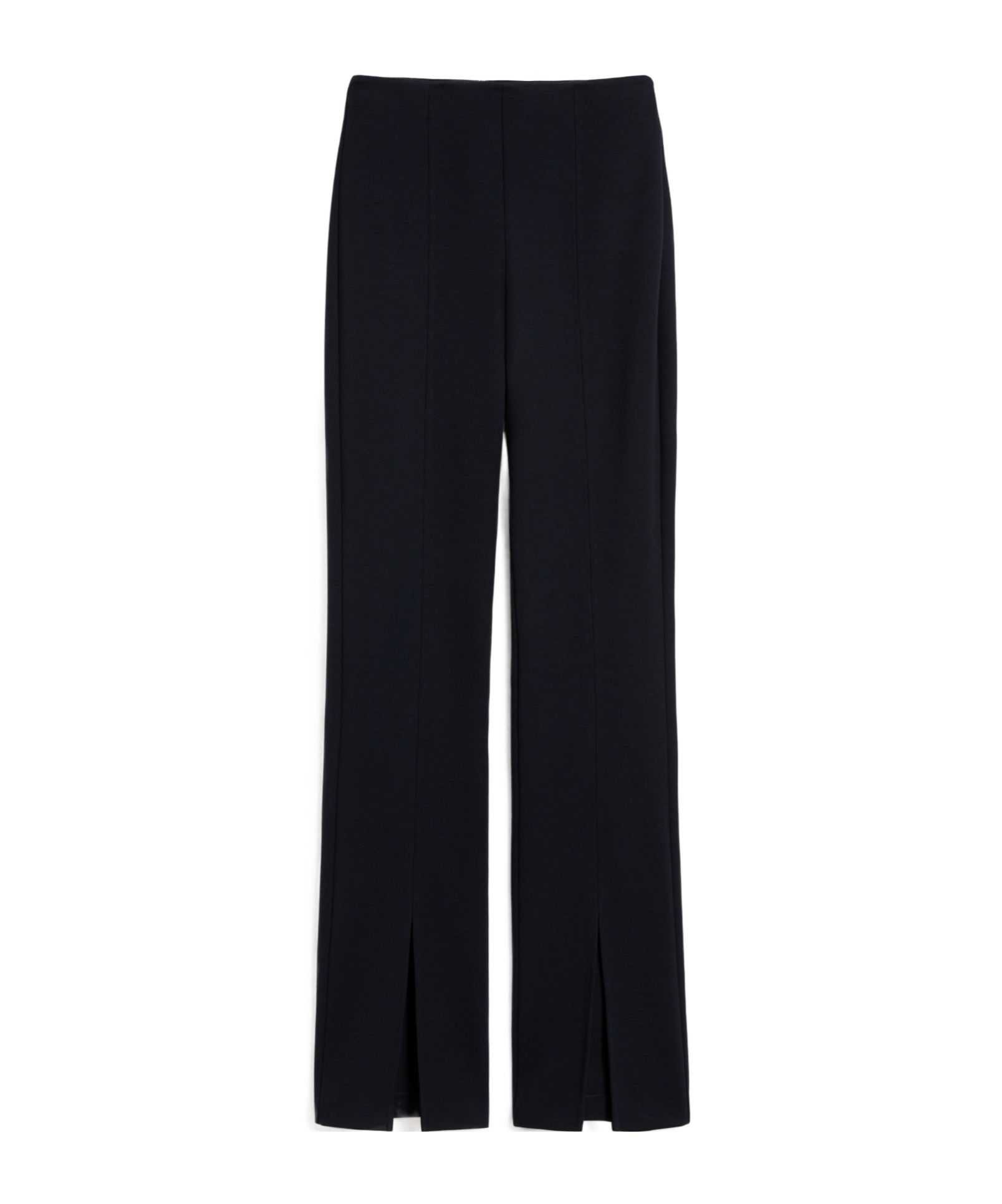 Max Mara Gabardine And Jersey Trousers In Multi