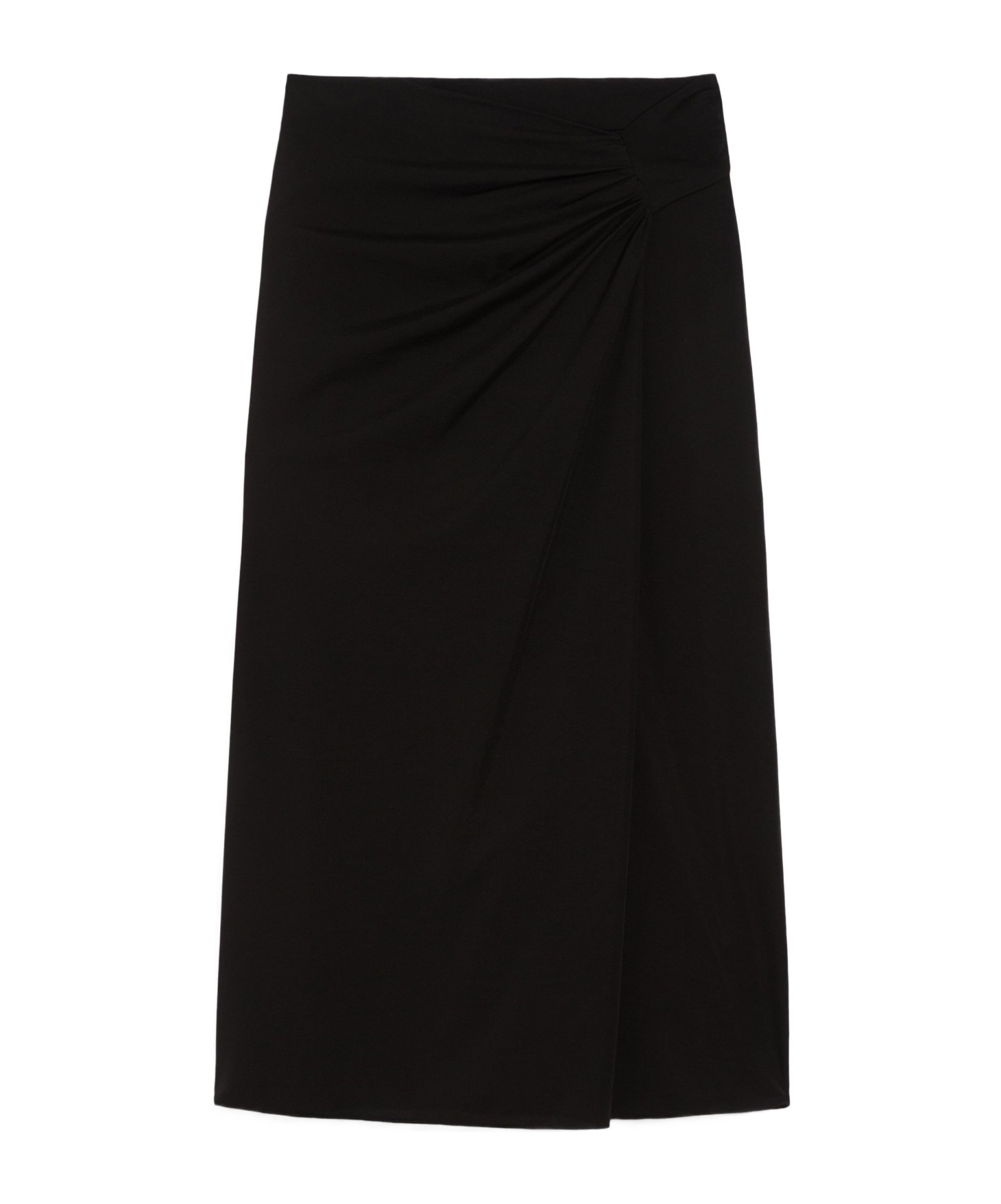 Weekend Max Mara Mid-length Jersey Skirt In Black