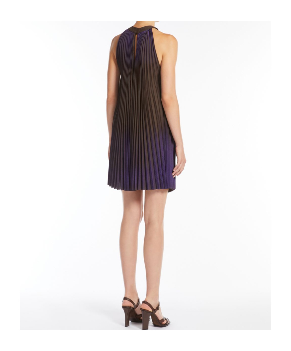 Shop Max Mara Short Dress In A Cotton Blend Canvas In Black