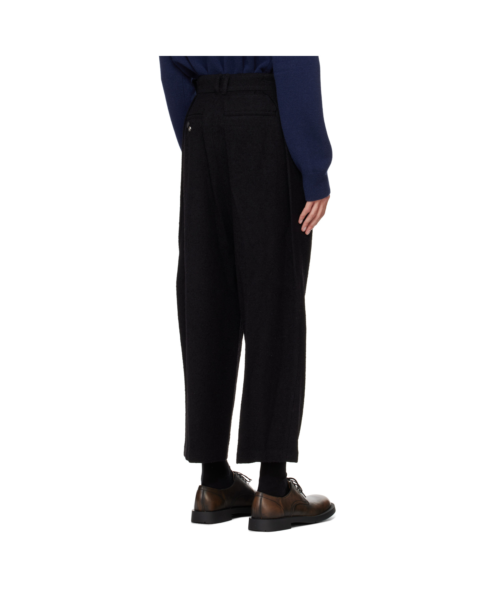 Ader Error Belt-loop Casual Pants In Black