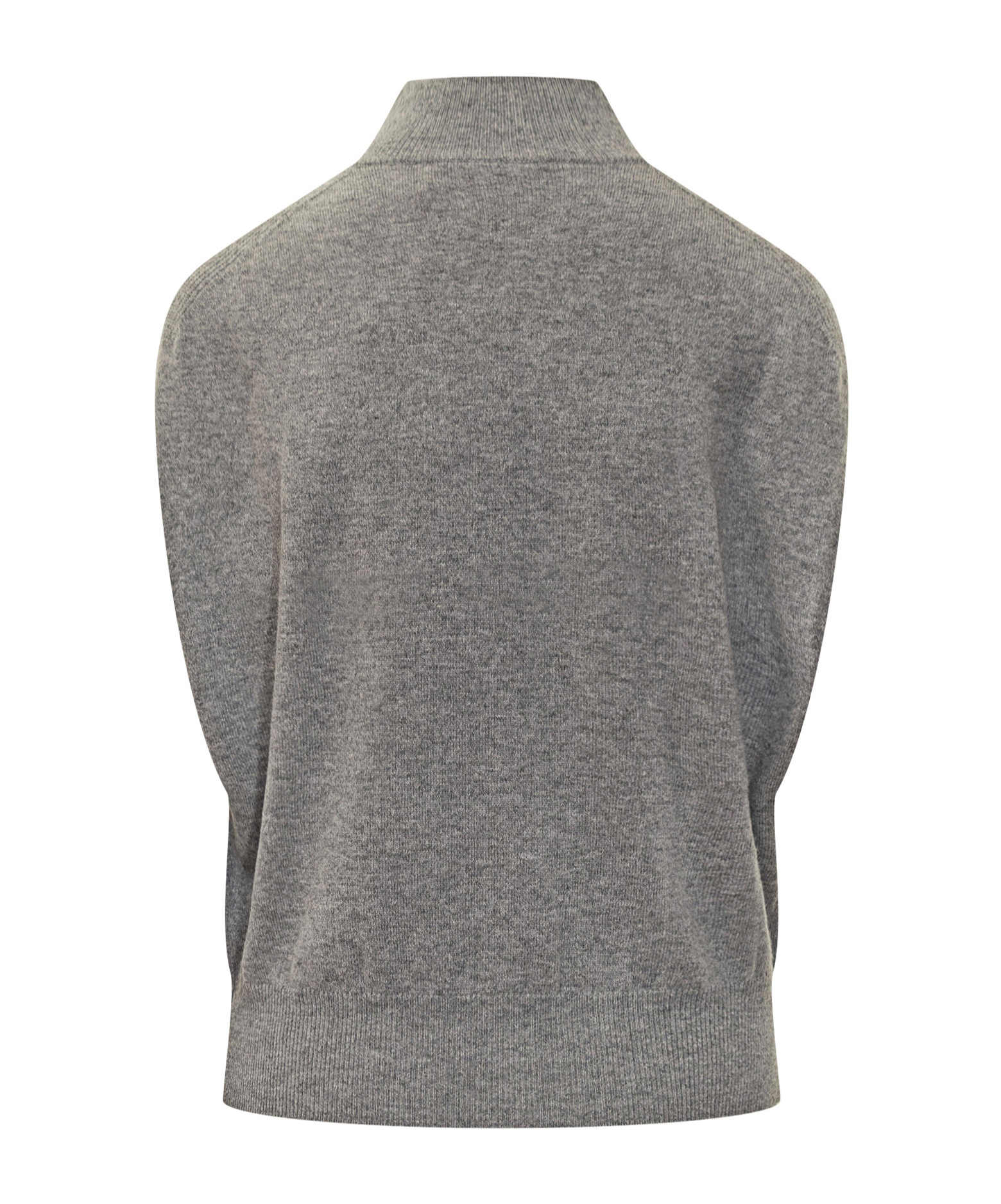 Semicouture Turtleneck Sleeveless Sweater In Gray
