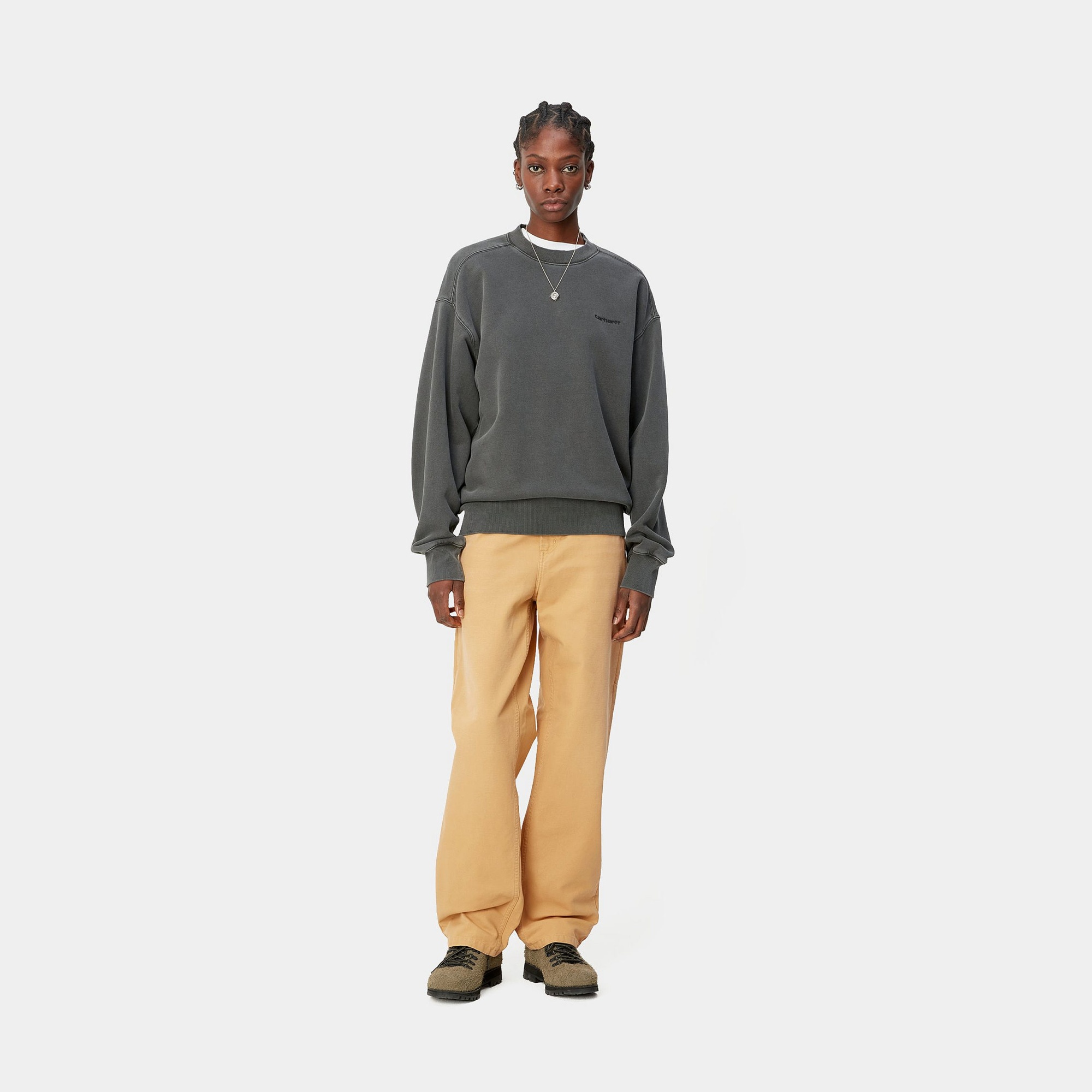Carhartt Pierce Straight Casual Pants In Nude