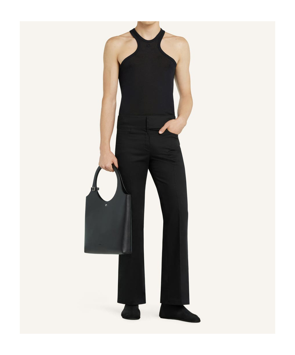 Courrèges Lightweight Lycra Sports Tank Top