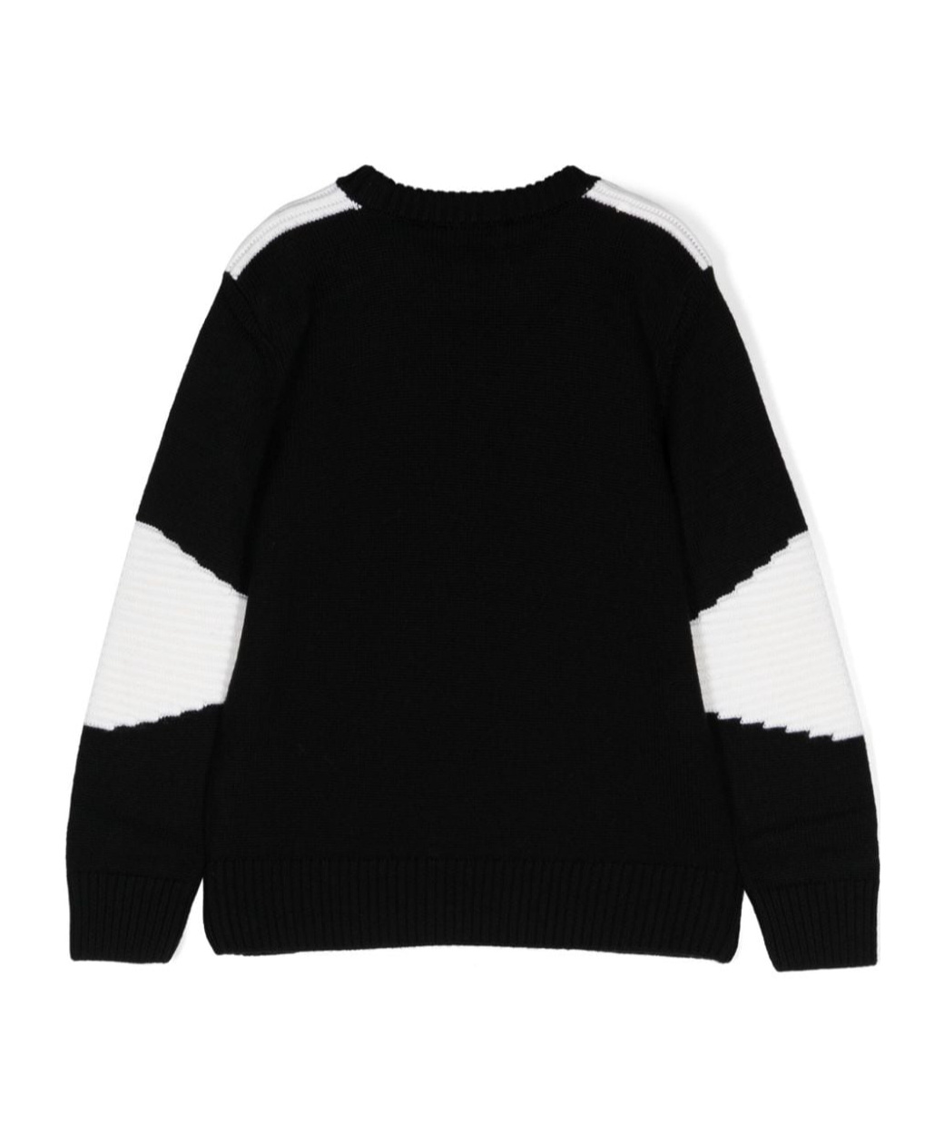 Shop Balmain Flocked-logo Cotton Jumper In Black