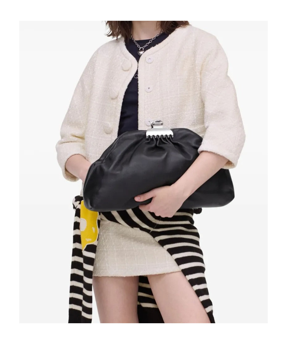 Marc Jacobs The Claw Clip Clutch Bag In Black