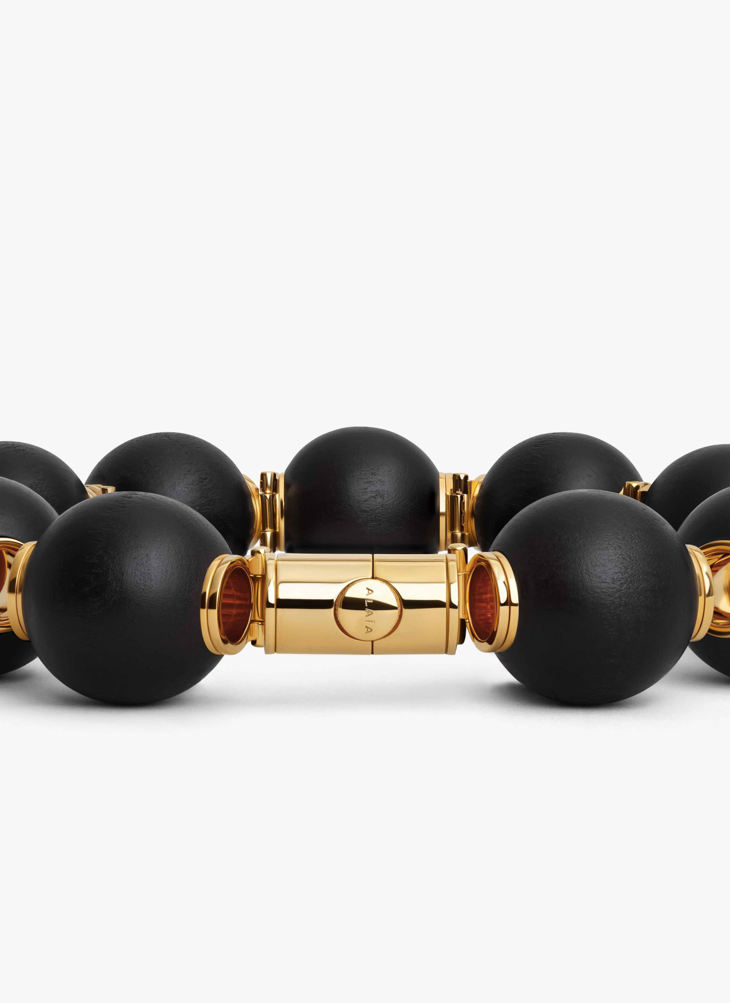 Alaïa Sphere Necklace In Black